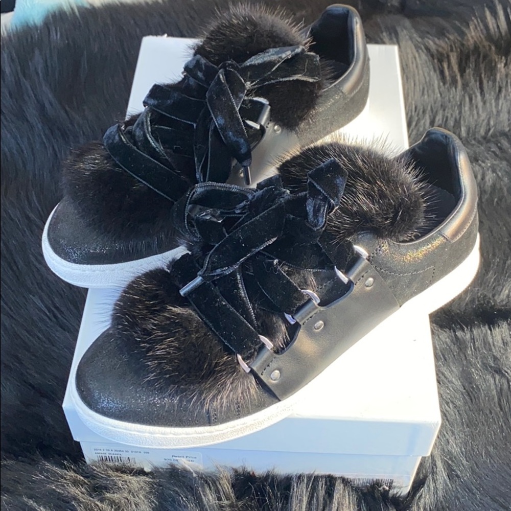 Moncler Fur Shoes